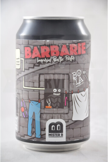 Birra Mister B & Boia Brewing "Barbarie" Imperial Baltic Porter Lattina 33cl