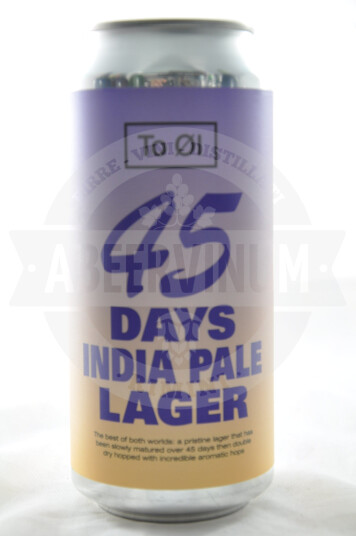 Birra To Øl 45 Days India Pale Lager Lattina 44cl