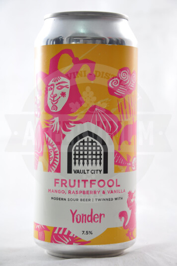 Birra Vault City Fruitfool Mango, Raspberry & Vanilla lattina 44cl
