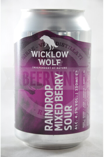 Birra Wicklow Wolf Raindrop Mixed Berry Sour Lattina 33cl