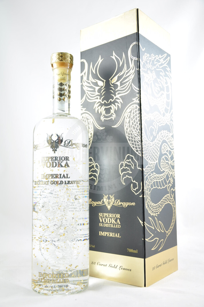 Vendita Vodka Superior Imperial 23 Carat Gold Leaves 70cl - Royal Dragon al  miglior prezzo | Scopri il catalogo di Vodka su Abeervinum Shop online